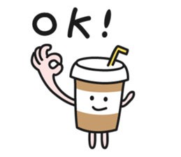 Cafe an lait-chan sticker #3782576