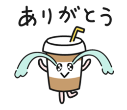 Cafe an lait-chan sticker #3782578