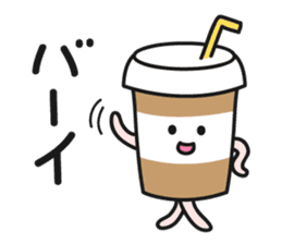 Cafe an lait-chan sticker #3782583