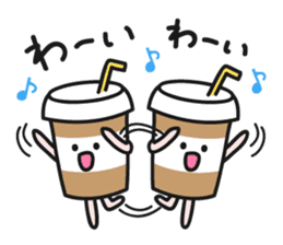 Cafe an lait-chan sticker #3782586
