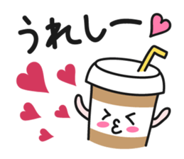 Cafe an lait-chan sticker #3782587