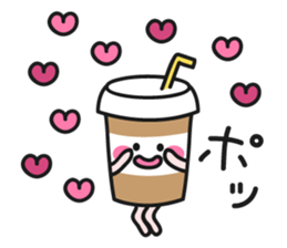 Cafe an lait-chan sticker #3782589