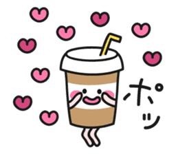 Cafe an lait-chan sticker #3782589