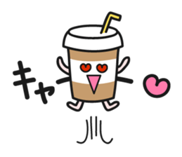 Cafe an lait-chan sticker #3782590