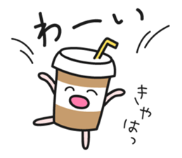 Cafe an lait-chan sticker #3782591