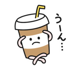 Cafe an lait-chan sticker #3782602