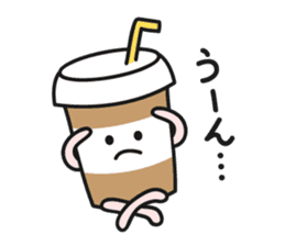 Cafe an lait-chan sticker #3782602