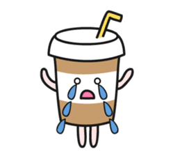 Cafe an lait-chan sticker #3782604