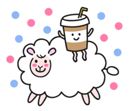 Cafe an lait-chan sticker #3782606