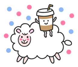 Cafe an lait-chan sticker #3782606