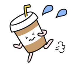 Cafe an lait-chan sticker #3782610
