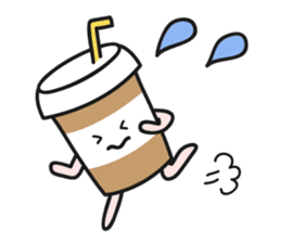 Cafe an lait-chan sticker #3782610