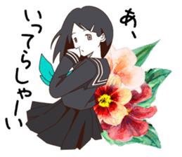 a flower girl sticker #3783143