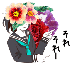 a flower girl sticker #3783164