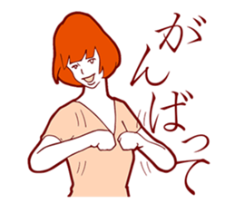 Sign Language Girl "YUMIKO" sticker #3783229