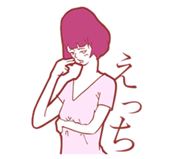 Sign Language Girl "YUMIKO" sticker #3783249