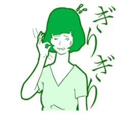 Sign Language Girl "YUMIKO" sticker #3783251