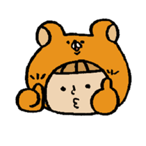 Kuma-gurumi Sumiko sticker #3783817