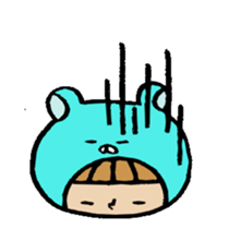 Kuma-gurumi Sumiko sticker #3783825