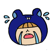 Kuma-gurumi Sumiko sticker #3783828