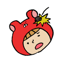 Kuma-gurumi Sumiko sticker #3783833