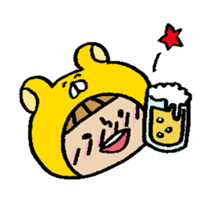 Kuma-gurumi Sumiko sticker #3783842