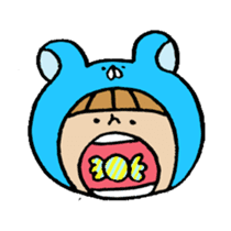 Kuma-gurumi Sumiko sticker #3783851