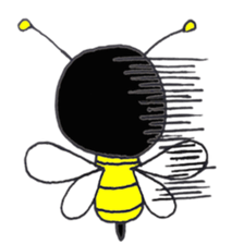 Don't bee scared!! sticker #3784019