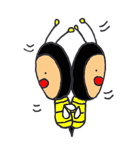 Don't bee scared!! sticker #3784022