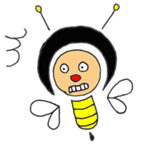 Don't bee scared!! sticker #3784023