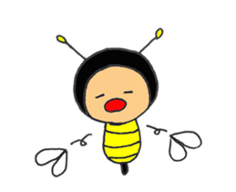 Don't bee scared!! sticker #3784025