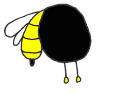 Don't bee scared!! sticker #3784027