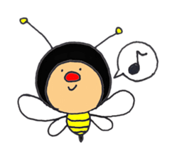 Don't bee scared!! sticker #3784028