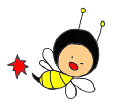 Don't bee scared!! sticker #3784029