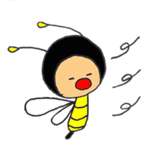 Don't bee scared!! sticker #3784030