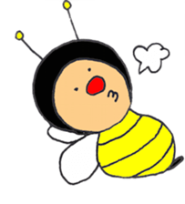Don't bee scared!! sticker #3784032