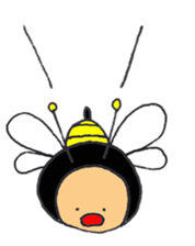Don't bee scared!! sticker #3784033