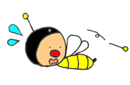 Don't bee scared!! sticker #3784034
