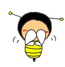 Don't bee scared!! sticker #3784036