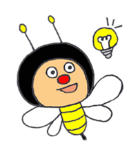 Don't bee scared!! sticker #3784039