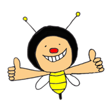 Don't bee scared!! sticker #3784041