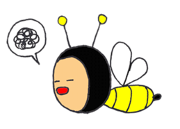 Don't bee scared!! sticker #3784042