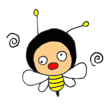 Don't bee scared!! sticker #3784043
