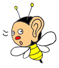 Don't bee scared!! sticker #3784044