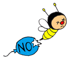 Don't bee scared!! sticker #3784046