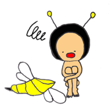 Don't bee scared!! sticker #3784048