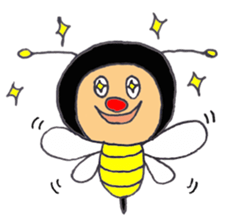 Don't bee scared!! sticker #3784051