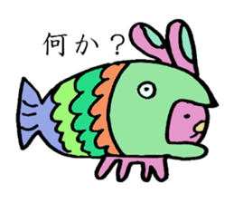 A loose rabbit sticker sticker #3784698