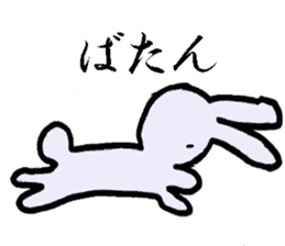 A loose rabbit sticker sticker #3784711