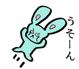 A loose rabbit sticker sticker #3784713